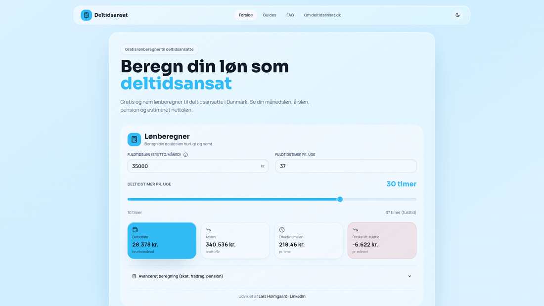 Deltidsansat.dk - Forside